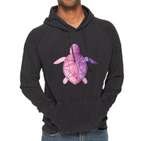 Sea Turtle Purple Watercolor Vintage Hoodie | Artistshot