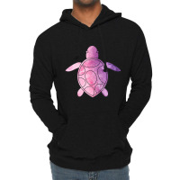 Sea Turtle Purple Watercolor Lightweight Hoodie | Artistshot