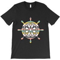 Ship Wheel Green Striped T-shirt | Artistshot