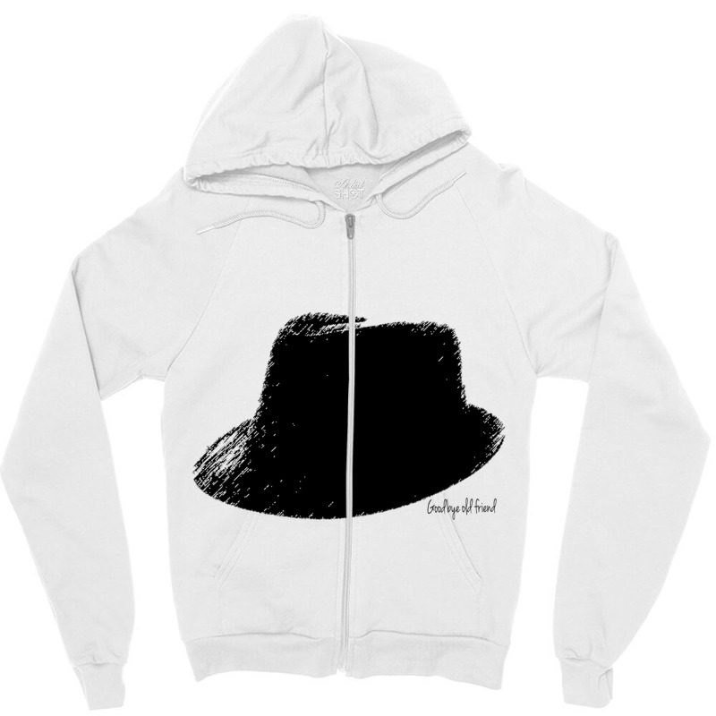 Goodbye Old Friend (leonard Cohen) Zipper Hoodie | Artistshot