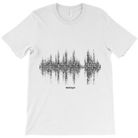 Hallelujah Song Lyric Soundwave (for Light Backgrounds) T-shirt | Artistshot