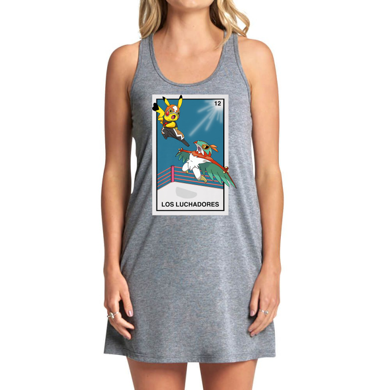 Los Luchadoresthe Fighters   Mexican Lottery Game Inspired Premium T S Tank Dress by cm-arts | Artistshot