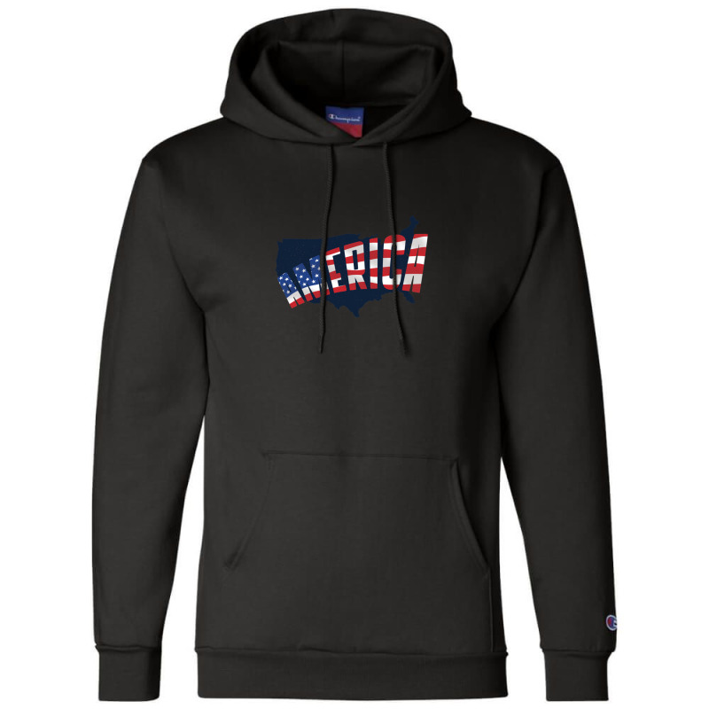 America Usa Map Champion Hoodie | Artistshot