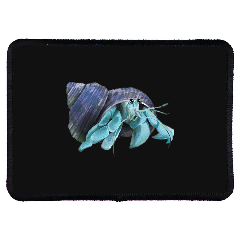 Aqua Colored Hermit Rectangle Patch | Artistshot