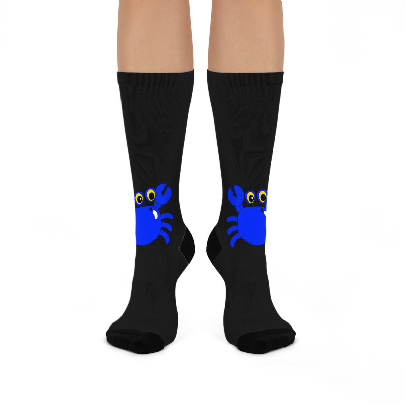 Blue Crab Crew Socks | Artistshot