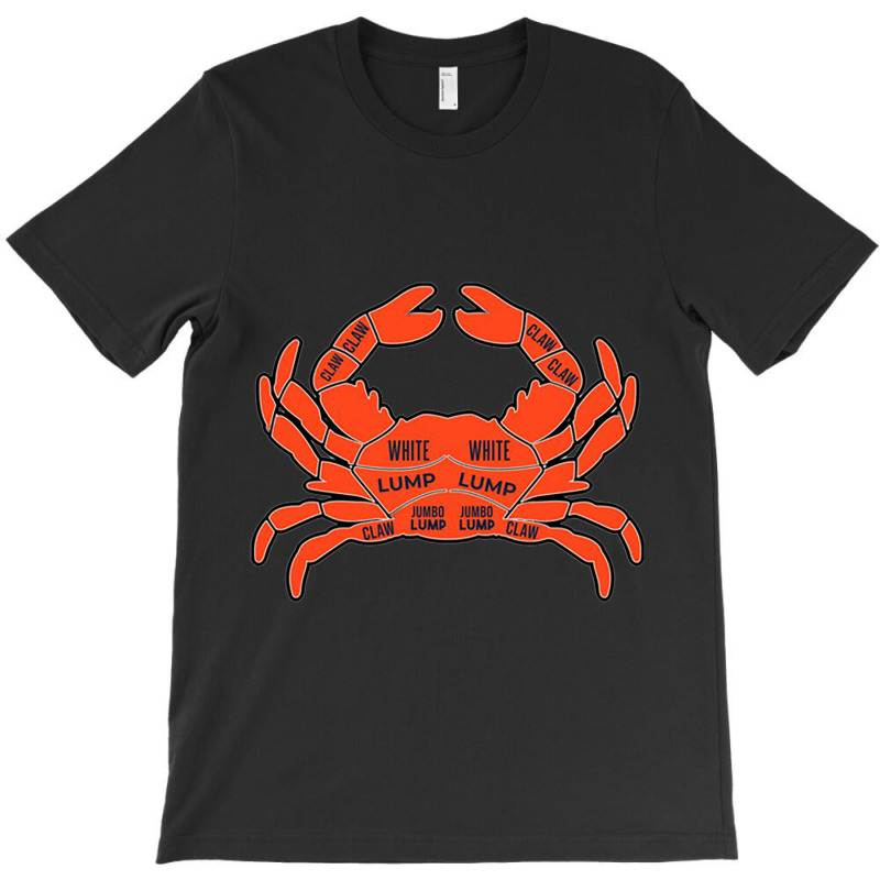 Crab Butcher Diagram Crustaceancore Crab Meat Humor Funny D Pun Great  T-shirt | Artistshot