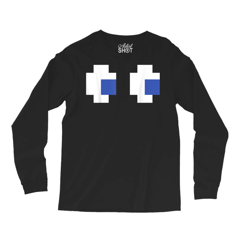 Retro Arcade Video Game Ghost T Shirt Long Sleeve Shirts by cm-arts | Artistshot