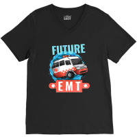 Future Emt | Paramedic Medical Technician Ambulance V-neck Tee | Artistshot