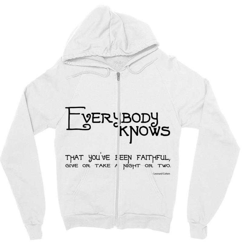 Leonard Cohen (4) Zipper Hoodie | Artistshot