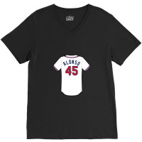 Yonder Alonso Jersey V-neck Tee | Artistshot