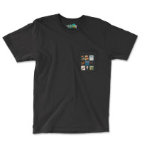 Books Of Leonard Cohen Minimalist Poetry Art Pocket T-shirt | Artistshot