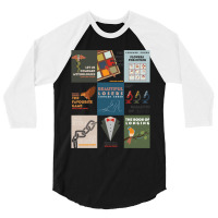 Books Of Leonard Cohen Minimalist Poetry Art 3/4 Sleeve Shirt | Artistshot