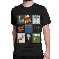 Books Of Leonard Cohen Minimalist Poetry Art Classic T-shirt | Artistshot