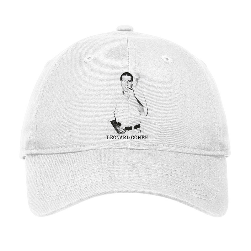 Leonard Cohen Retro Live Fan Tribute Adjustable Cap | Artistshot