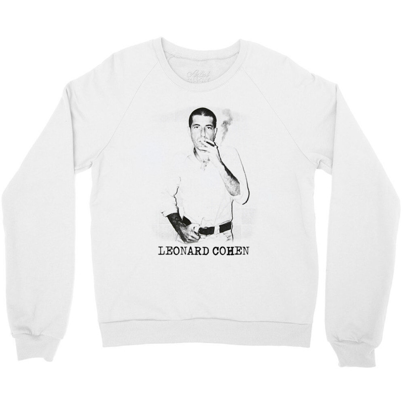 Leonard Cohen Retro Live Fan Tribute Crewneck Sweatshirt | Artistshot