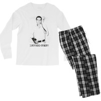 Leonard Cohen Retro Live Fan Tribute Men's Long Sleeve Pajama Set | Artistshot