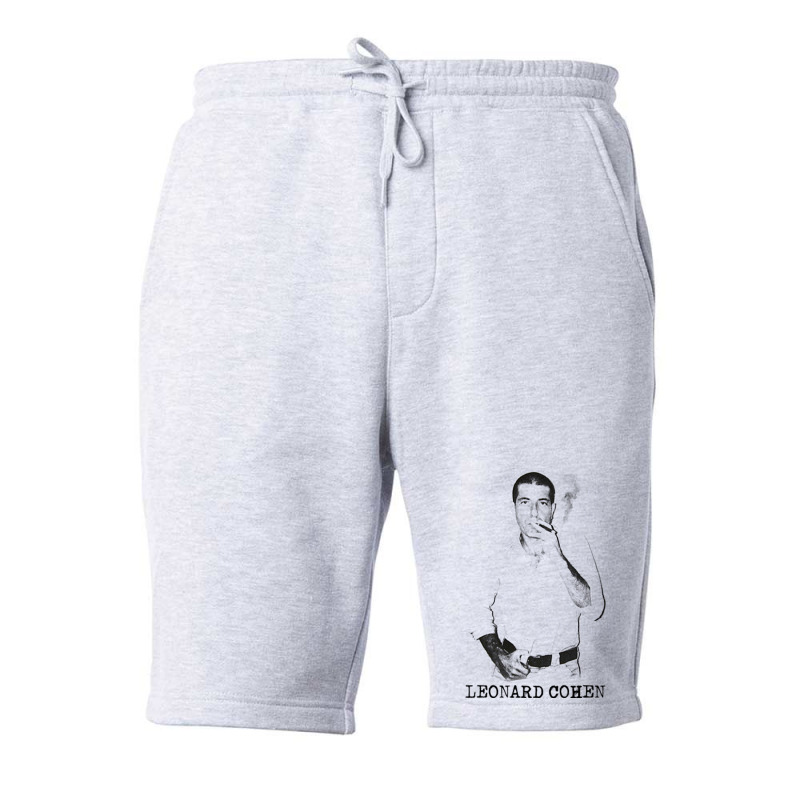 Leonard Cohen Retro Live Fan Tribute Fleece Short | Artistshot