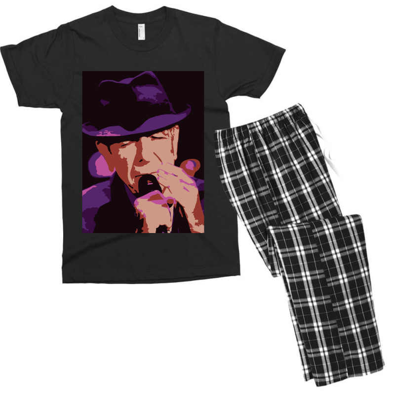 Hallelujah Song Leonard Cohen Men's T-shirt Pajama Set | Artistshot