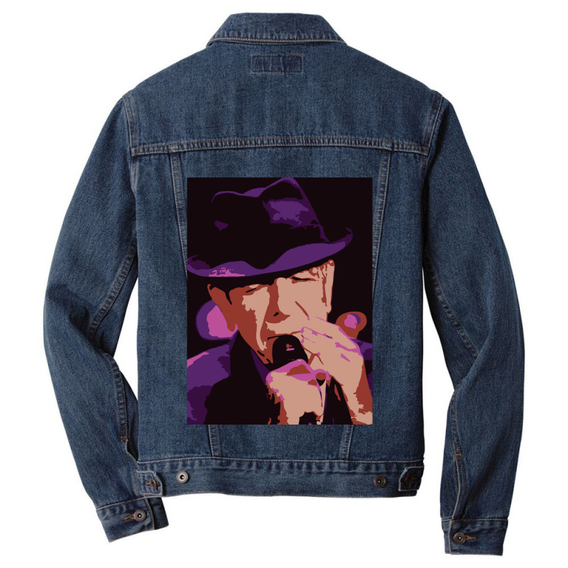 Hallelujah Song Leonard Cohen Men Denim Jacket | Artistshot