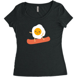 eggs and bacon Women's Triblend Scoop T-shirt | Artistshot