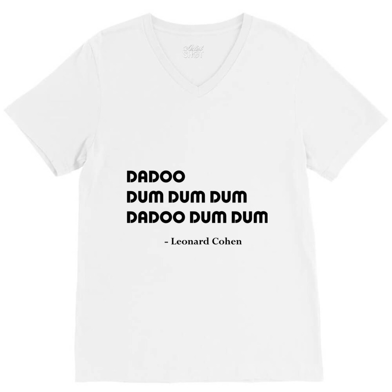 Leonard Cohen S Answer V-neck Tee | Artistshot