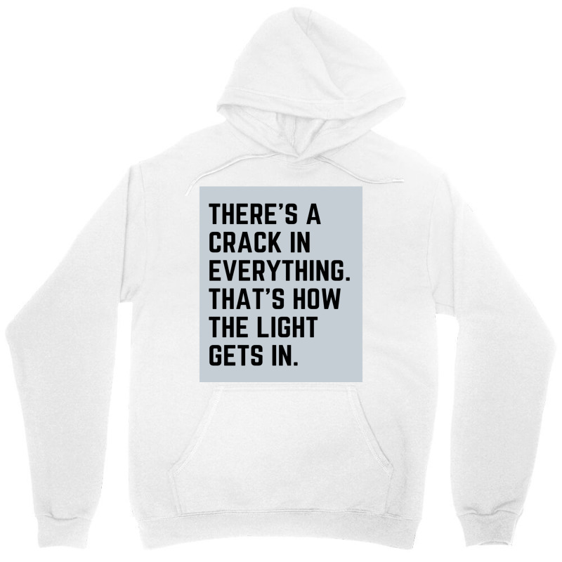 There S A Crack In Everything Tri Blend Unisex Hoodie | Artistshot