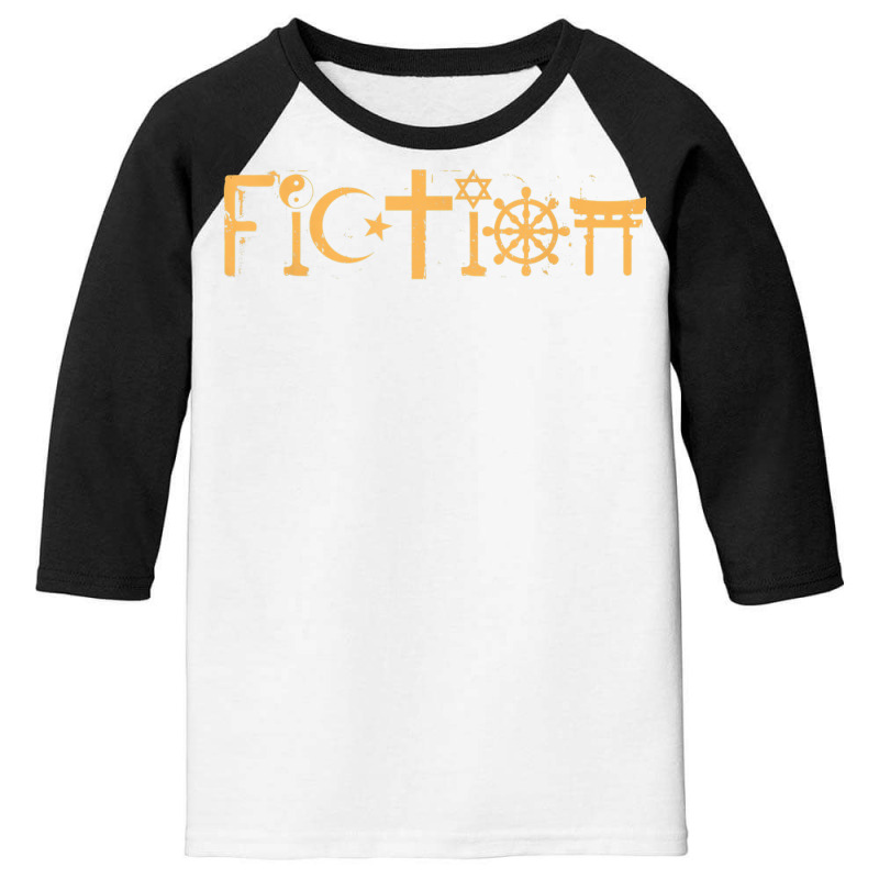 Fiction World Religious Symbols Atheism Religion Men Women T Shirt Youth 3/4 Sleeve by nyce | Artistshot