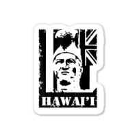 Hawai I King Kamehameha Black Ink By Hawaii Nei All Day Sticker | Artistshot