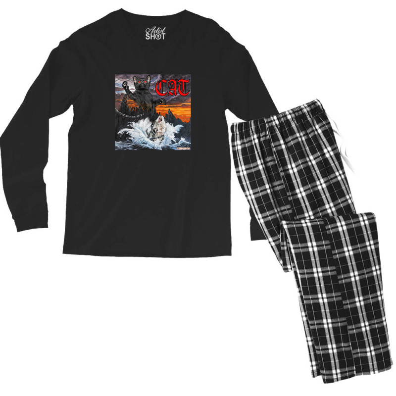 Holy Cat Men's Long Sleeve Pajama Set | Artistshot