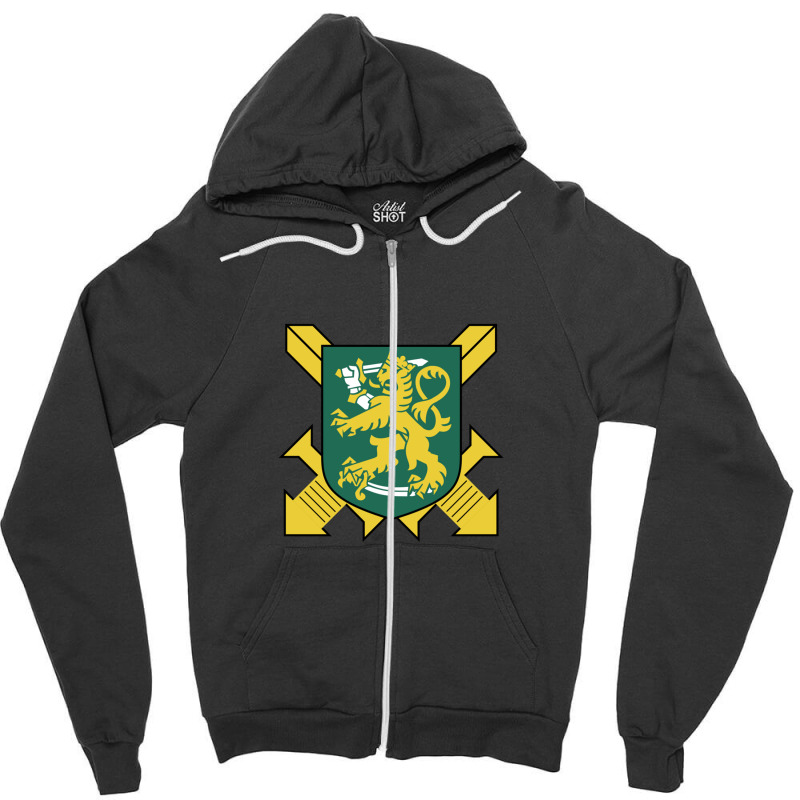 Finnish Army - Suomen Maavoimat Zipper Hoodie by RobinBrewington | Artistshot