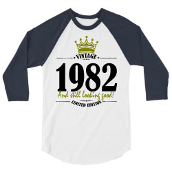 vintage 1982 and still looking good 3/4 Sleeve Shirt | Artistshot