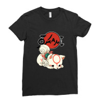 Okami Amaterasu Chibi Essential Ladies Fitted T-shirt | Artistshot