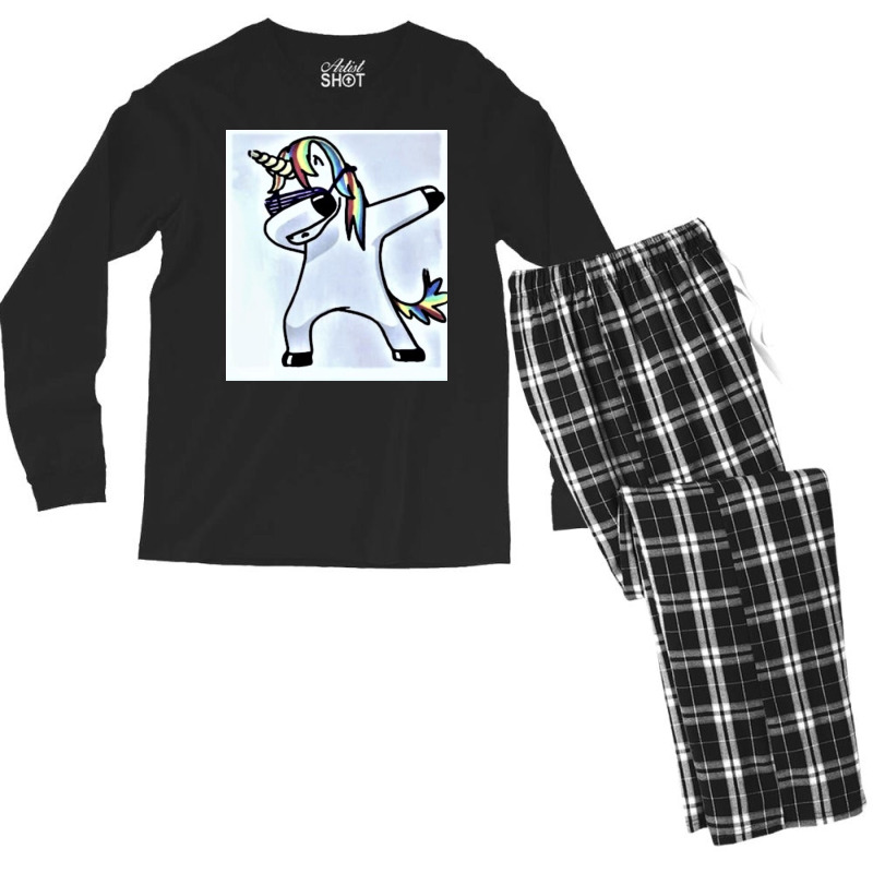 Unicorn Rock Men's Long Sleeve Pajama Set by Trendy boy | Artistshot