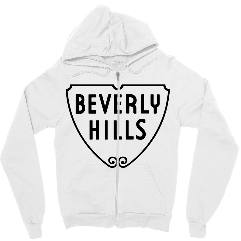 Beverly City Hills I California Zipper Hoodie | Artistshot