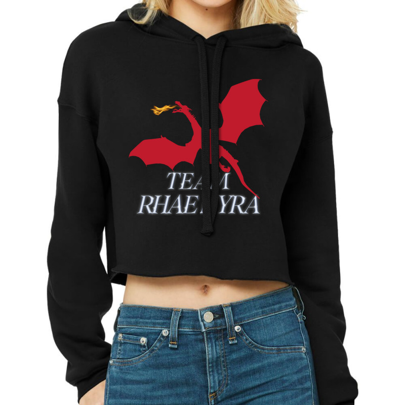 Team Rhaenyra Cropped Hoodie by OSWALDOLIMART | Artistshot