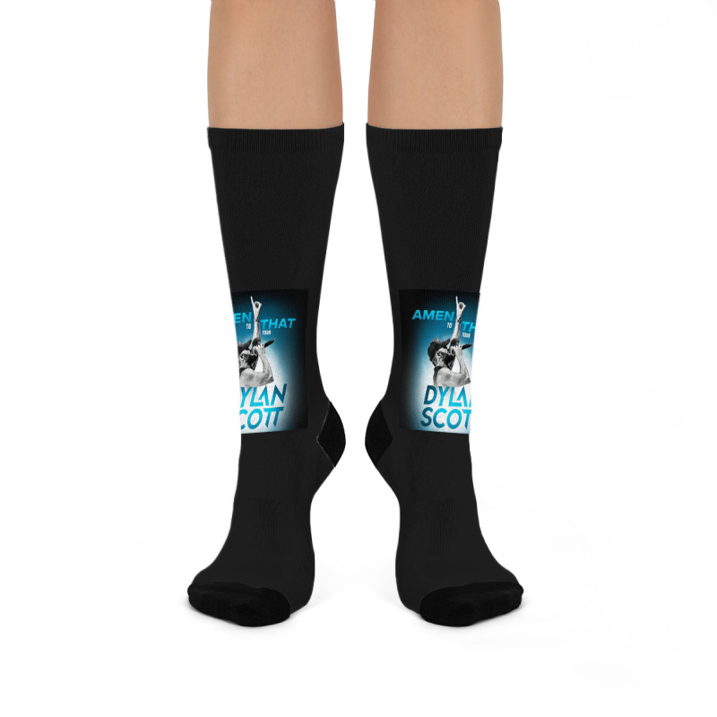 Dylan Scott Amen To That Tour 2022 Crew Socks | Artistshot