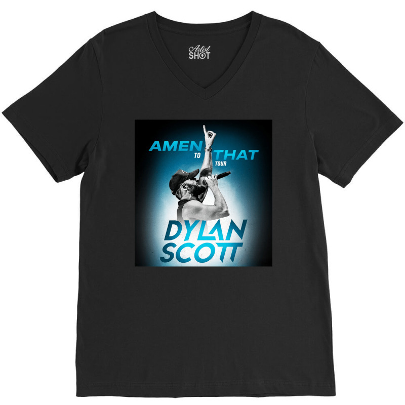 Dylan Scott Amen To That Tour 2022 V-neck Tee | Artistshot