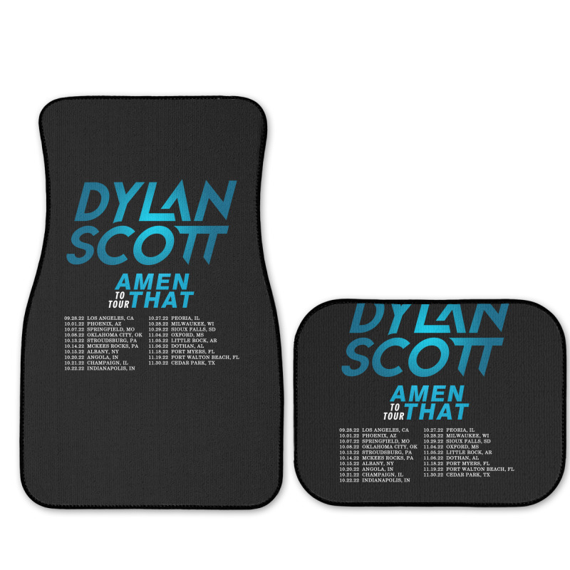 Dylan Scott Amen To That Tour 2022 Full Set Car Mats | Artistshot