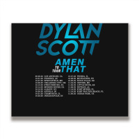 Dylan Scott Amen To That Tour 2022 Metal Print Horizontal | Artistshot