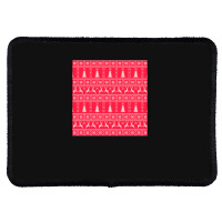 Knitted Christmas Pattern Concept Rectangle Patch | Artistshot