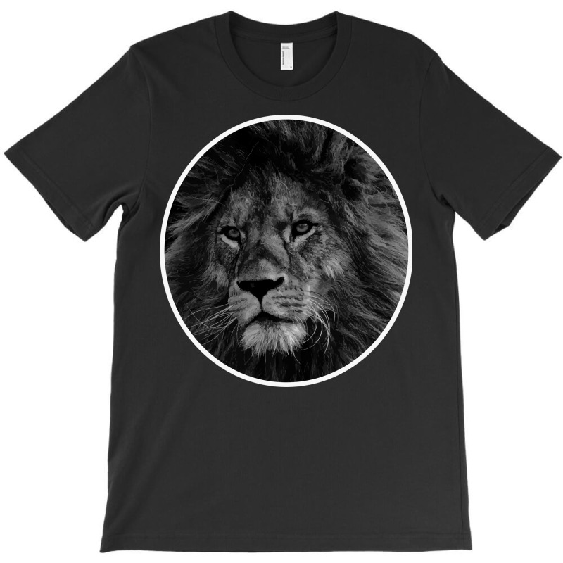 Black And White Lion T-Shirt by BELLINI | Artistshot