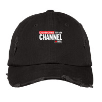 Subscribe To My Channel Livestreaming Online Streaming Vintage Cap | Artistshot