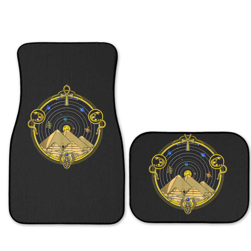 Egyptian Pyramids Ankh Symbol Eye Of Horus Sacred Geometry Full Set Car Mats | Artistshot