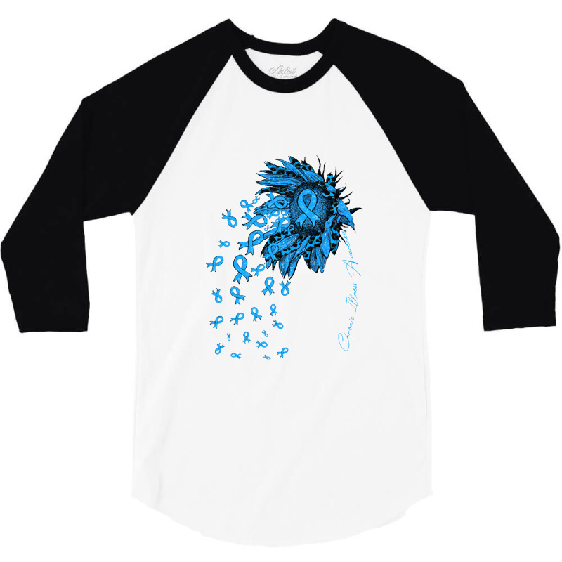 Chronic Illness Survivor   Chronic Illness Awareness Sunflowe 3/4 Sleeve Shirt | Artistshot