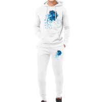 Chronic Illness Survivor   Chronic Illness Awareness Sunflowe Hoodie & Jogger Set | Artistshot