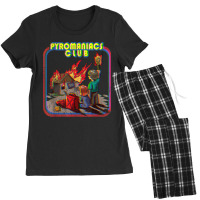 Pyromaniac Fire Funny Vintage Retro Dark Humor Women's Pajamas Set | Artistshot