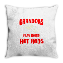 grandpa drive hot rods classic car vintage hot rod pullover hoodie Throw Pillow | Artistshot