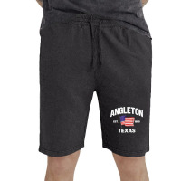 Angleton Texas Tx Usa Stars & Stripes Vintage Style Vintage Short | Artistshot