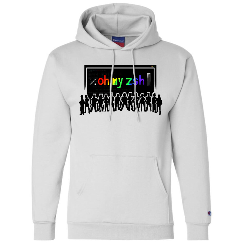 Oh My Zsh Champion Hoodie by Fresco | Artistshot