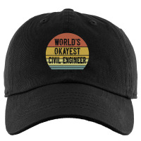 Civil Engineers   World's Okayest Civil Engineer Kids Cap | Artistshot